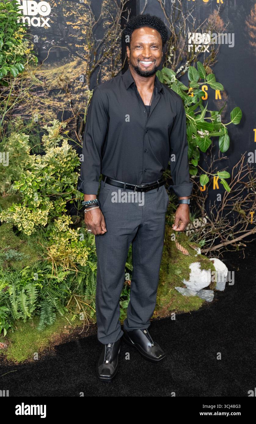 Elvis Nolasco partecipa alla prima della serie televisiva originale della HBO "Task" al Perelman Performing Arts Center di New York, NY il 4 settembre 2025 Foto Stock