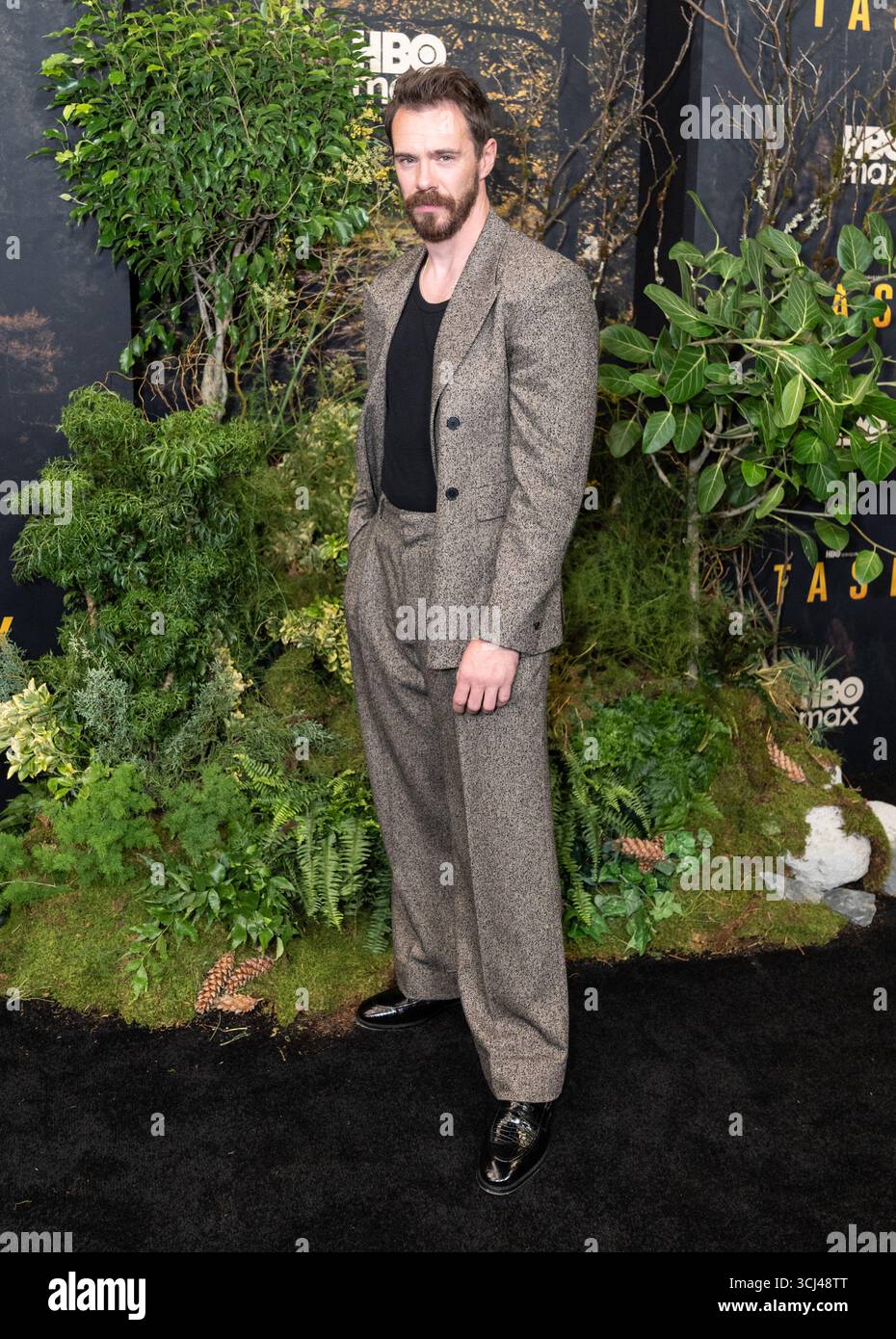 Sam Keeley partecipa alla prima della serie televisiva originale della HBO "Task" al Perelman Performing Arts Center di New York, NY il 4 settembre 2025 Foto Stock