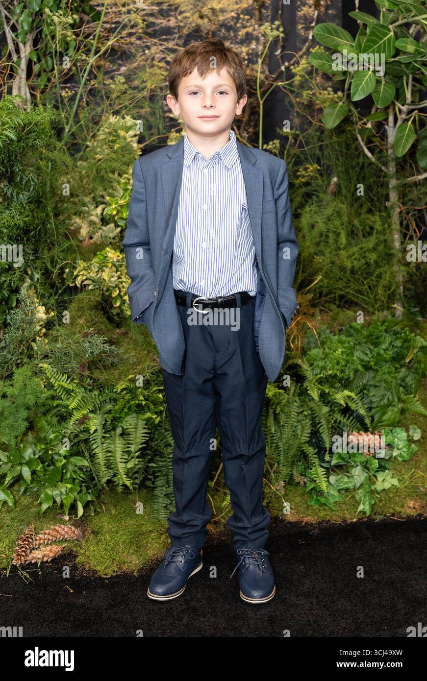 Oliver Eisenson partecipa alla prima della serie televisiva originale della HBO "Task" al Perelman Performing Arts Center di New York, New York, il 4 settembre 2025 Foto Stock