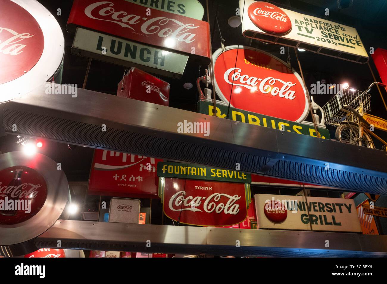 World of Coca Cola, Atlanta, Georgia, Stati Uniti Foto Stock