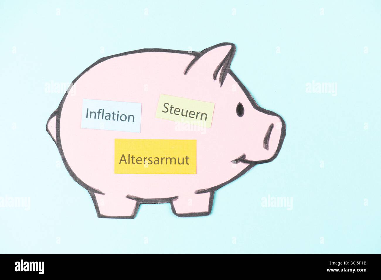 Povertà nella vecchiaia, inflazione, fiscalità e solidarietà boomer per i pensionati, anno sociale obbligatorio, cittadino anziano, lavoratore in pensione, volontariato, Germa Foto Stock
