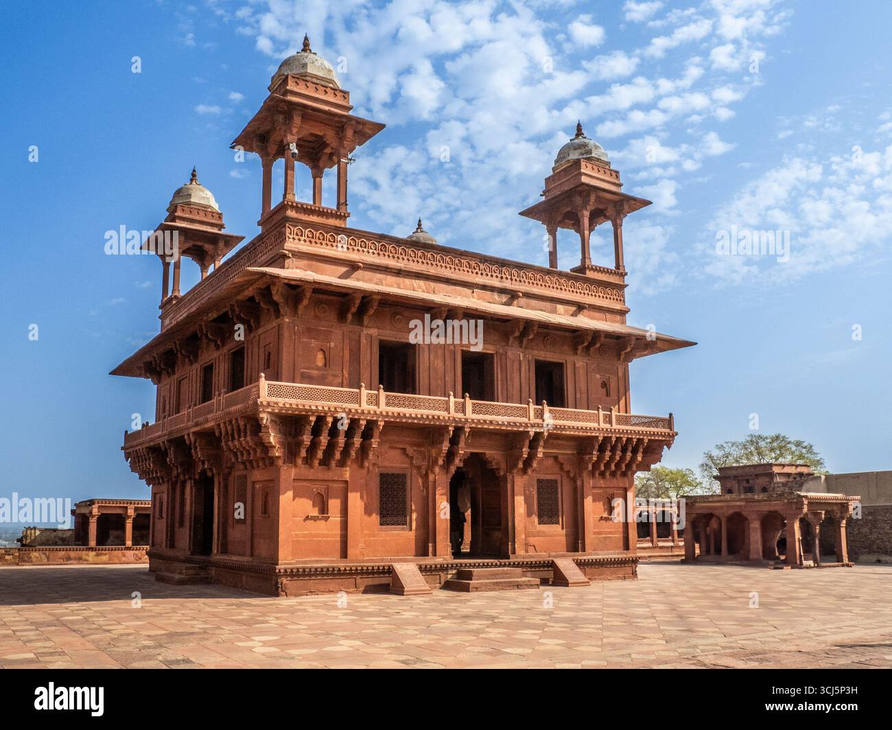 Fatehpur Sikri abbandonò la capitale nel distretto di Agra in India Foto Stock