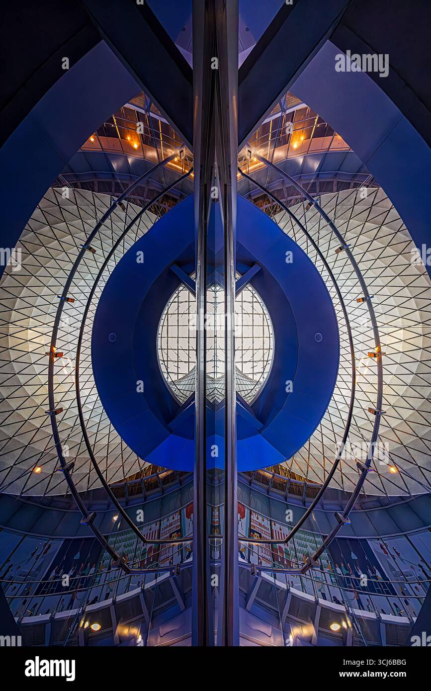 Fulton Subway Abstract Fulton Subway Shapes Foto Stock