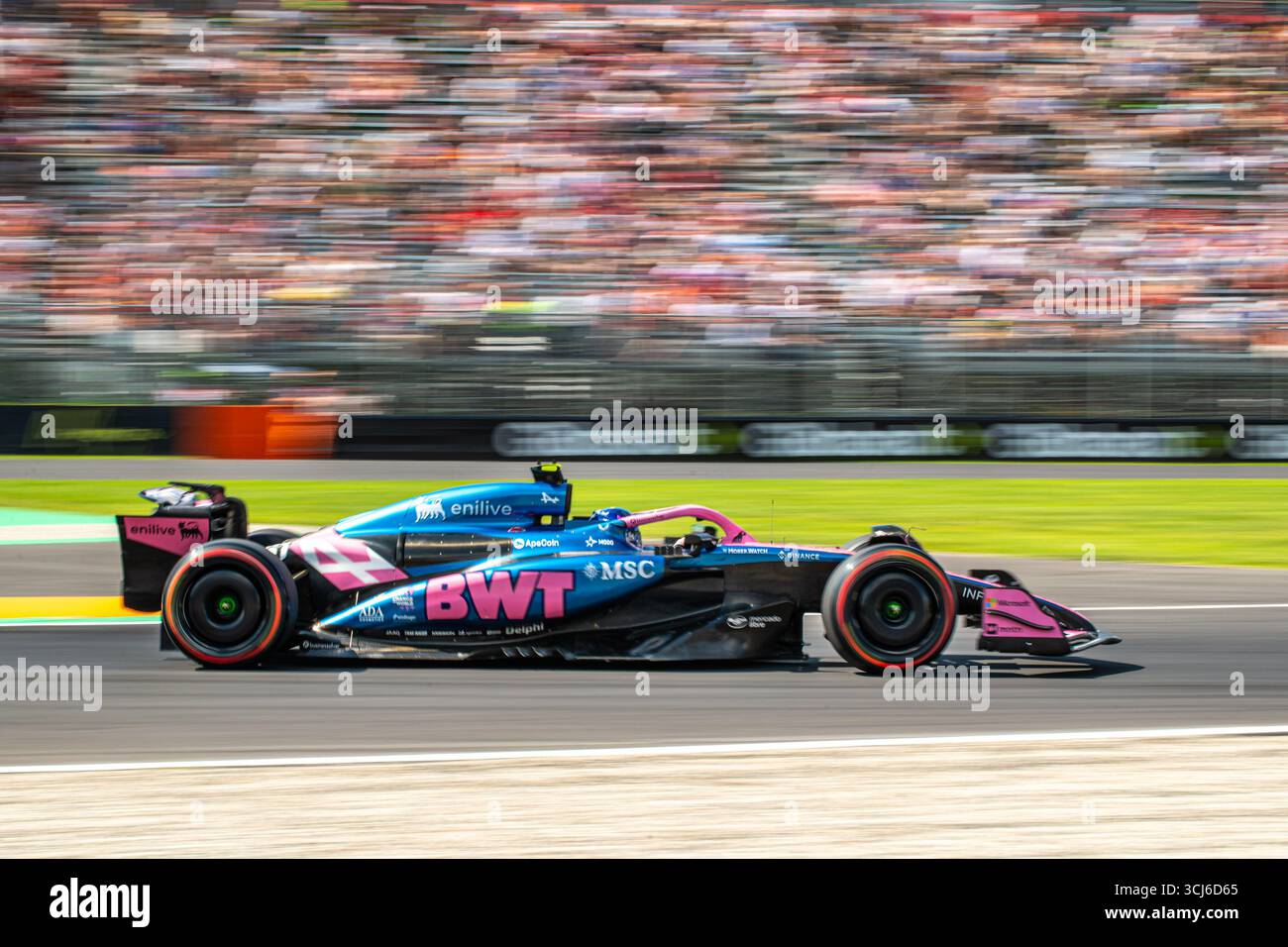 Paul Aron durante le prove libere del GP di F1 d'Italia sul circuito di Monza il 5 settembre 2025 a Monza, Italia. Foto Stock