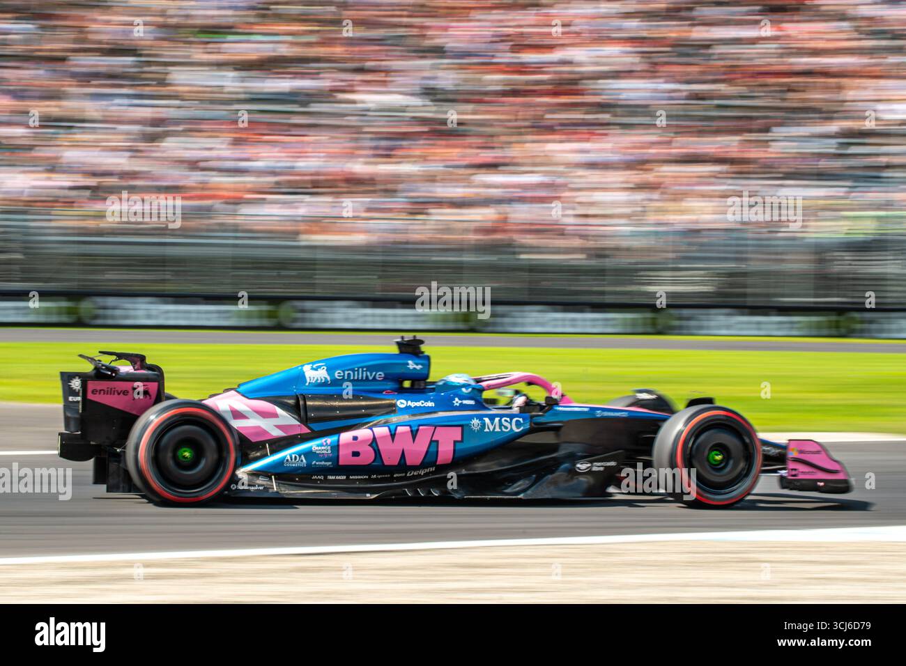 Pierre Gasly (fra) alla guida del team BWT Alpine F1 durante le prove libere del GP di F1 d'Italia sul circuito di Monza il 5 settembre 2025. Foto Stock