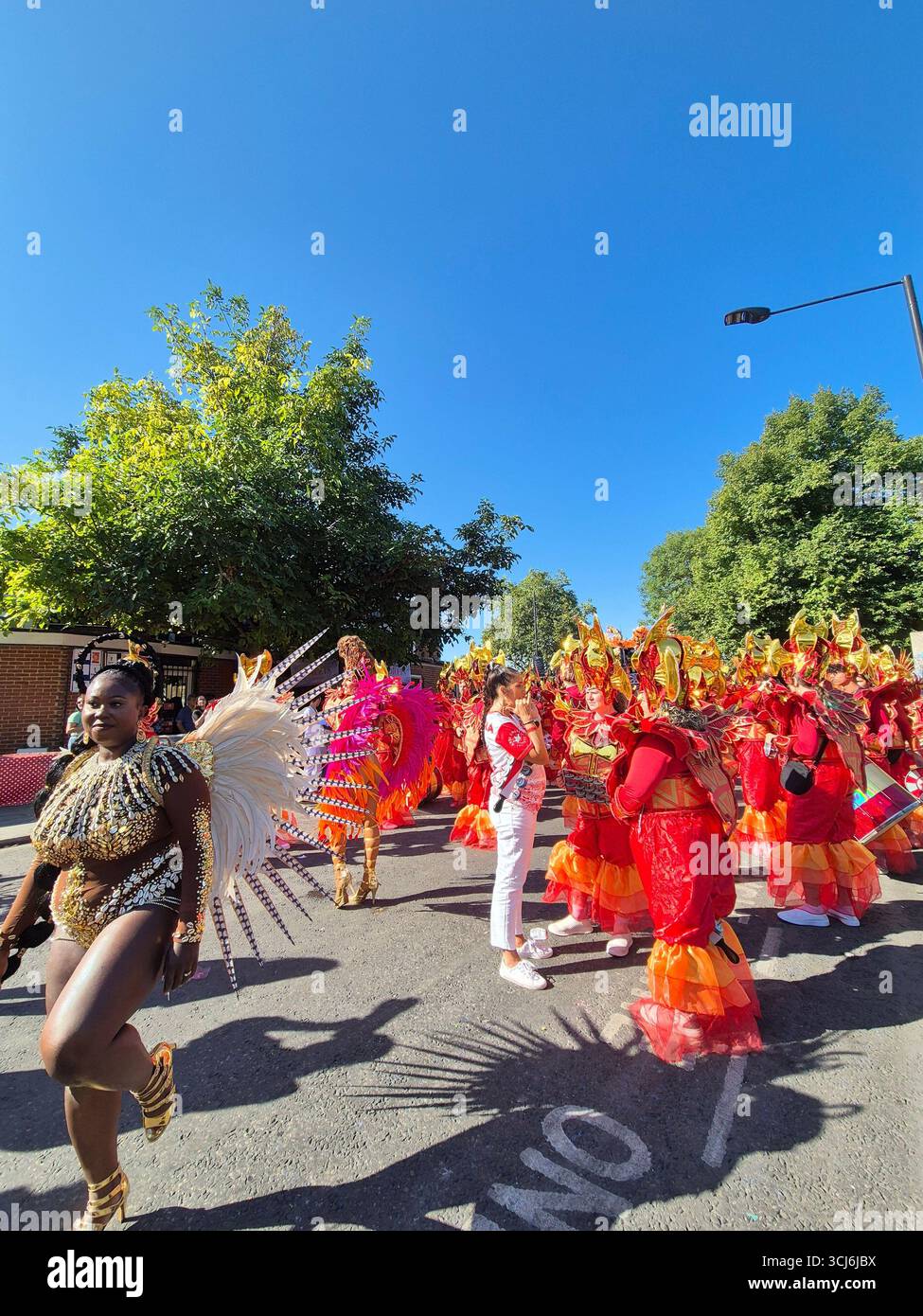 London Notting Hill Carnival 2025, Regno Unito Foto Stock