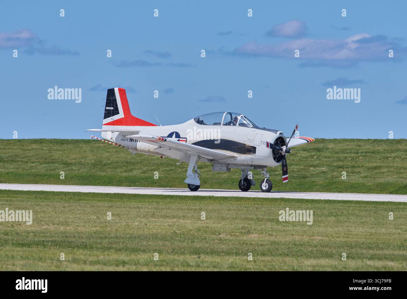 2025 Cleveland Air Show Marine Corp aereo da addestramento Foto Stock