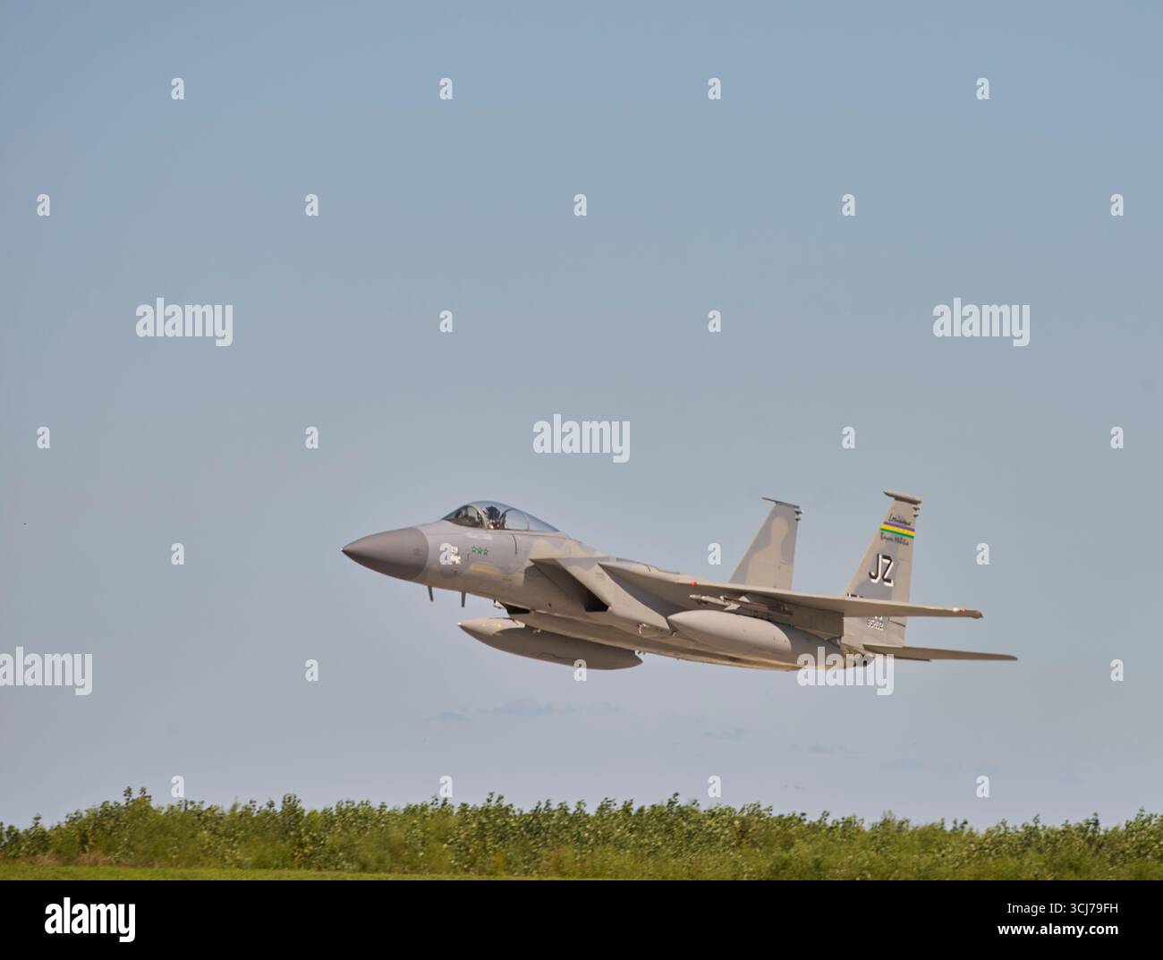 2025 Cleveland Air Show Navy F/A-18 Super Hornet Foto Stock