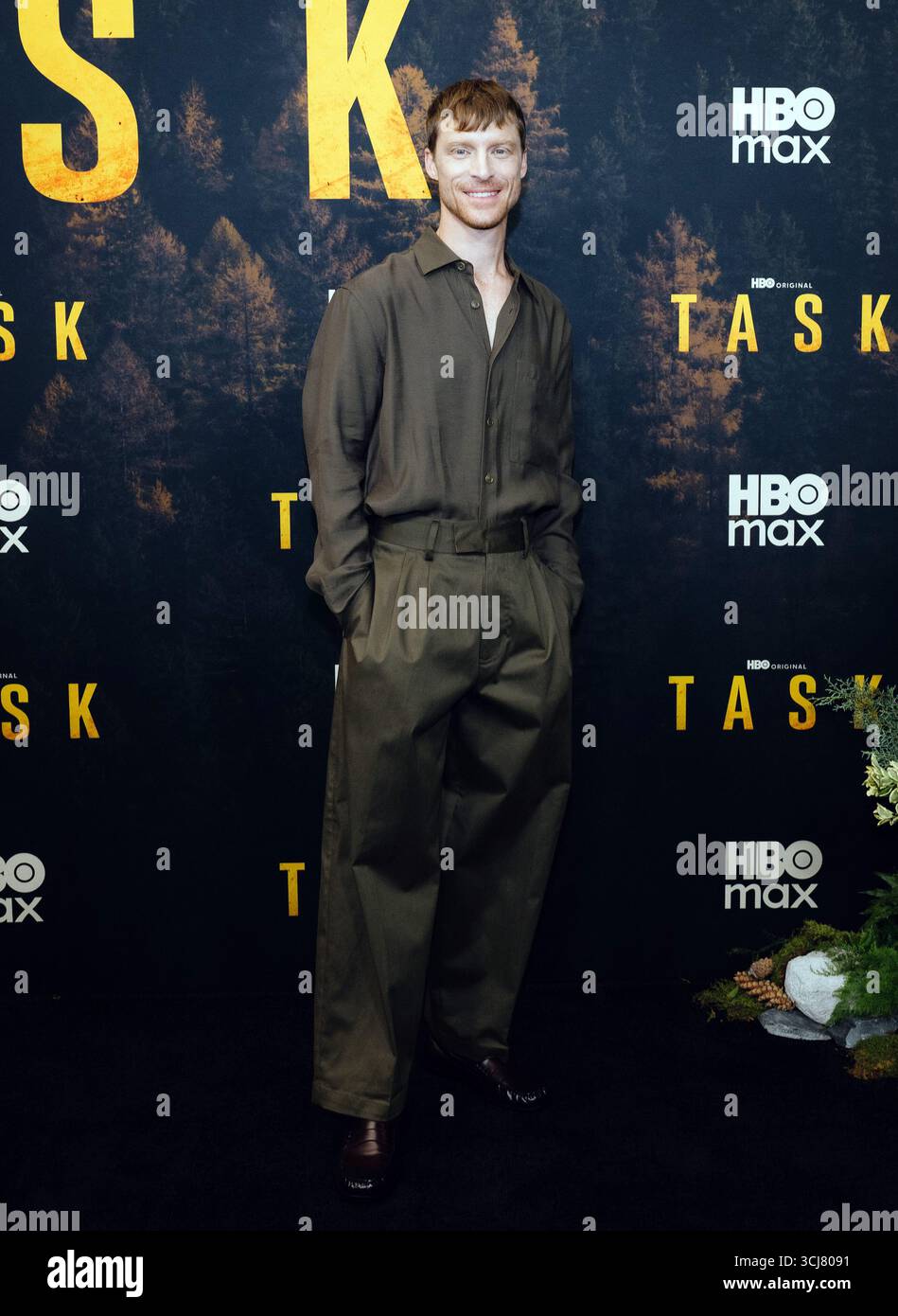 4 settembre 2025, New York, New York, Stati Uniti: Colin Bates partecipa alla serie HBO Max 'Task'. Si tiene al Perelman Performing Arts Center di New York. Dinara Khairova/Photo Image Press/Zuma Press 4 settembre 2025. (Credit Image: © Photo Image Press via ZUMA Press Wire) SOLO PER USO EDITORIALE! Non per USO commerciale! Foto Stock