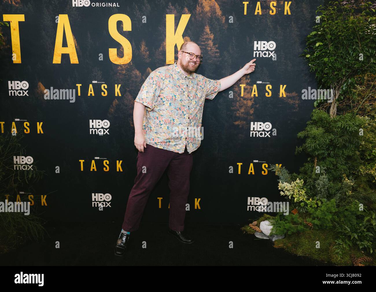 4 settembre 2025, New York, NY, Stati Uniti: Dan Deacon partecipa alla serie HBO Max 'Task'. Si tiene al Perelman Performing Arts Center di New York. Dinara Khairova/Photo Image Press/Zuma Press 4 settembre 2025. (Credit Image: © Photo Image Press via ZUMA Press Wire) SOLO PER USO EDITORIALE! Non per USO commerciale! Foto Stock