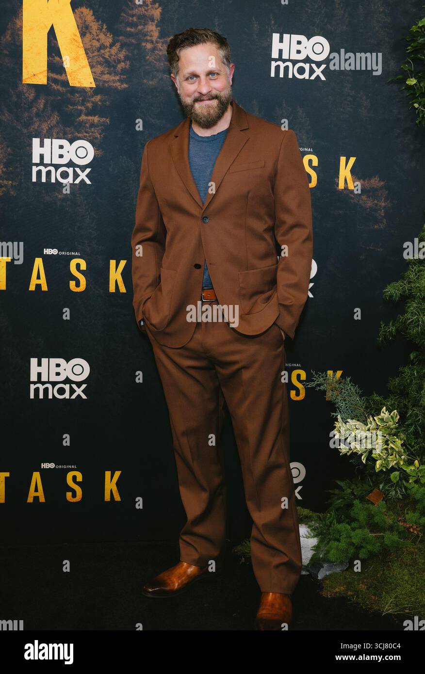4 settembre 2025, New York, New York, Stati Uniti: Joe Tippett partecipa alla serie HBO Max 'Task'. Si tiene al Perelman Performing Arts Center di New York. Dinara Khairova/Photo Image Press/Zuma Press 4 settembre 2025. (Credit Image: © Photo Image Press via ZUMA Press Wire) SOLO PER USO EDITORIALE! Non per USO commerciale! Foto Stock