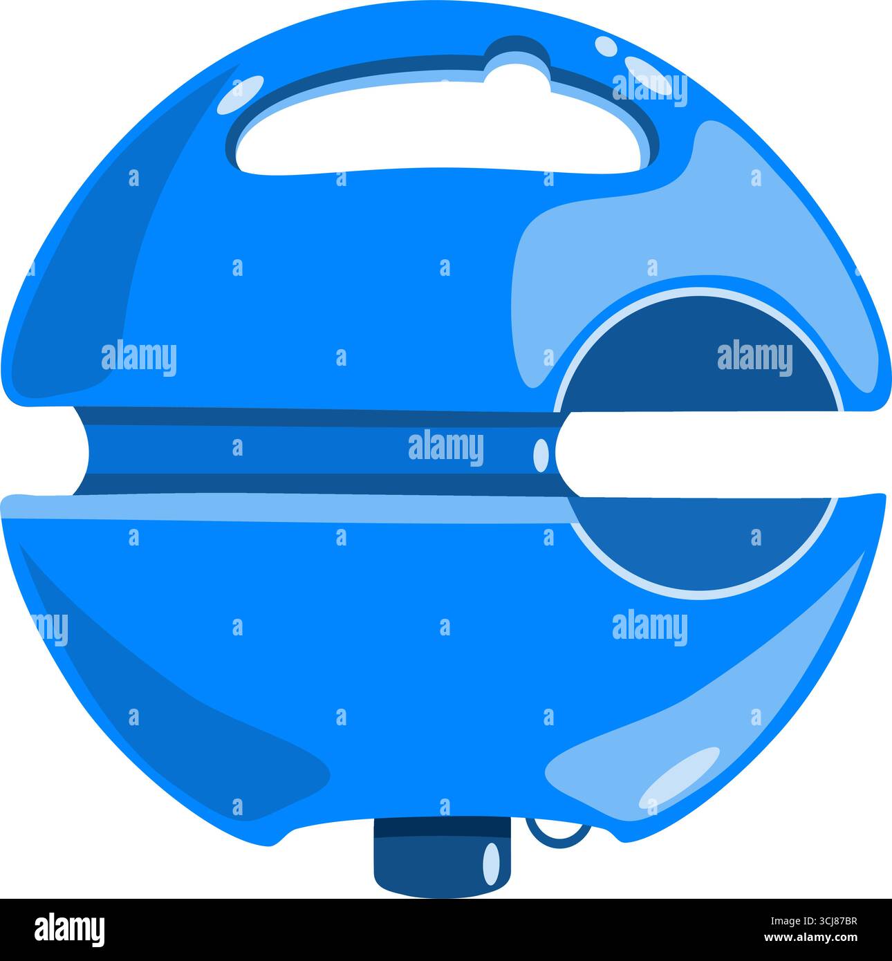 Illustrazione vettoriale dell'attrezzatura sportiva base dell'allenatore di Pickleball Illustrazione Vettoriale