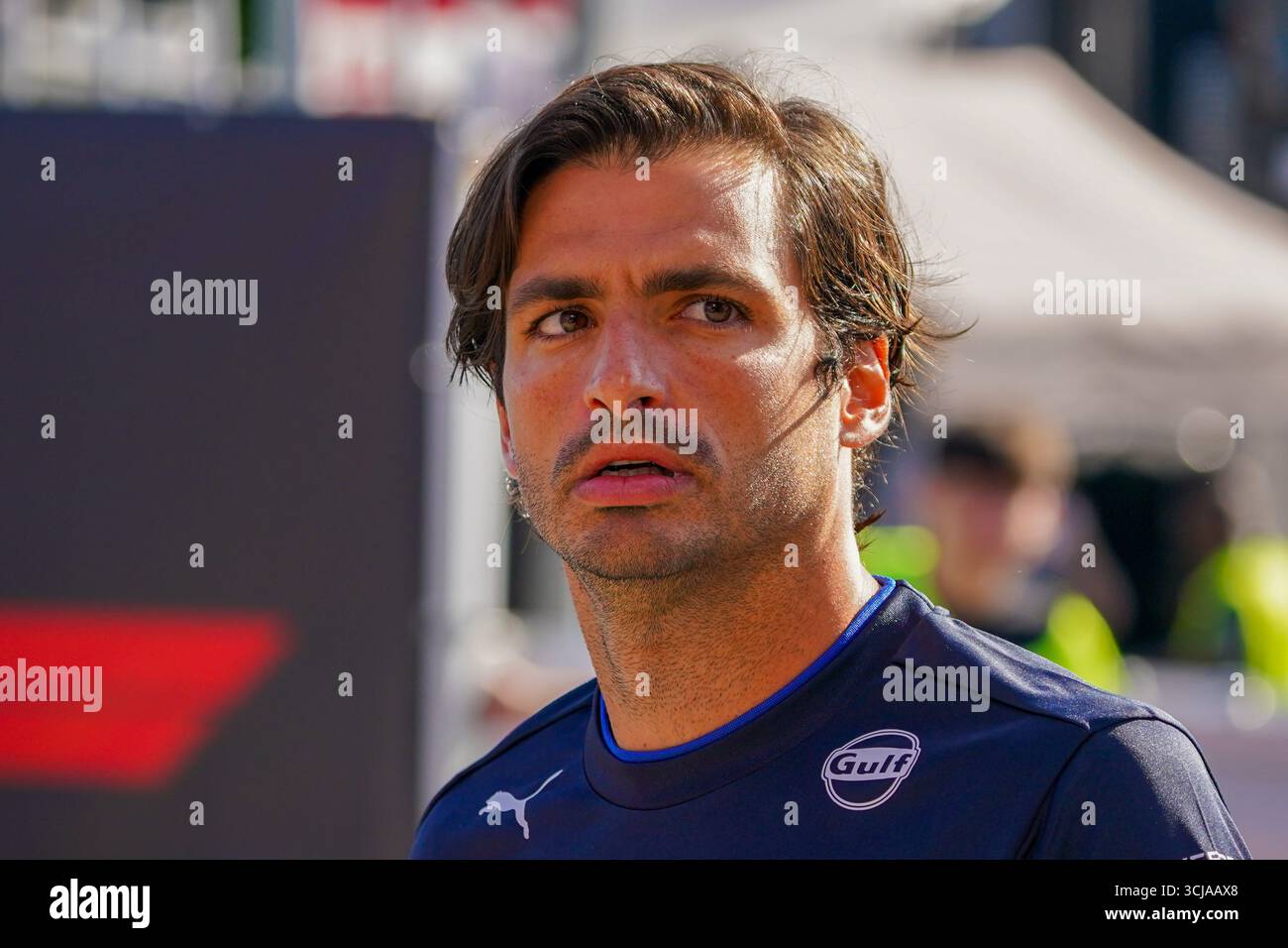 Carlos Sainz Jr. (ESP) - Williams Racing - Williams FW47 - Mercedesdurante la Formula 1 Pirelli Gran Premio d'Italia 2025 sul circuito di Monza, Lombardia, Italia, dal 6 al 9 settembre 2025. 16° round del Campionato del mondo di Formula 1 FIA 2025. Foto Stock