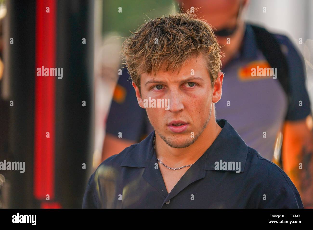 Liam Lawson (NZL) - Visa Cash App RB F1 Team - RB VCARB02 - Honda RBPTdurante la Formula 1 Pirelli Gran Premio d'Italia 2025 sul circuito di Monza, Lombardia, Italia, dal 6 al 9 settembre 2025. 16° round del Campionato del mondo di Formula 1 FIA 2025. Foto Stock