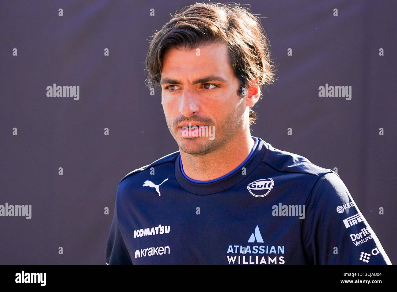 Carlos Sainz Jr. (ESP) - Williams Racing - Williams FW47 - Mercedesdurante la Formula 1 Pirelli Gran Premio d'Italia 2025 sul circuito di Monza, Lombardia, Italia, dal 6 al 9 settembre 2025. 16° round del Campionato del mondo di Formula 1 FIA 2025. Foto Stock