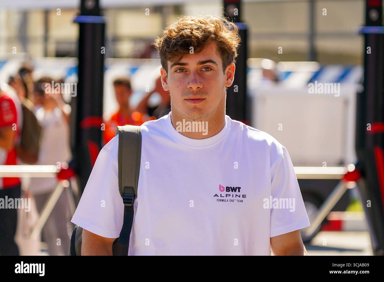 Franco Colapinto (ARG) - Alpine F1 durante la Formula 1 Pirelli Gran Premio d'Italia 2025 sul circuito di Monza, Lombardia, Italia, dal 6 al 9 settembre 2025. 16° round del Campionato del mondo di Formula 1 FIA 2025. Foto Stock