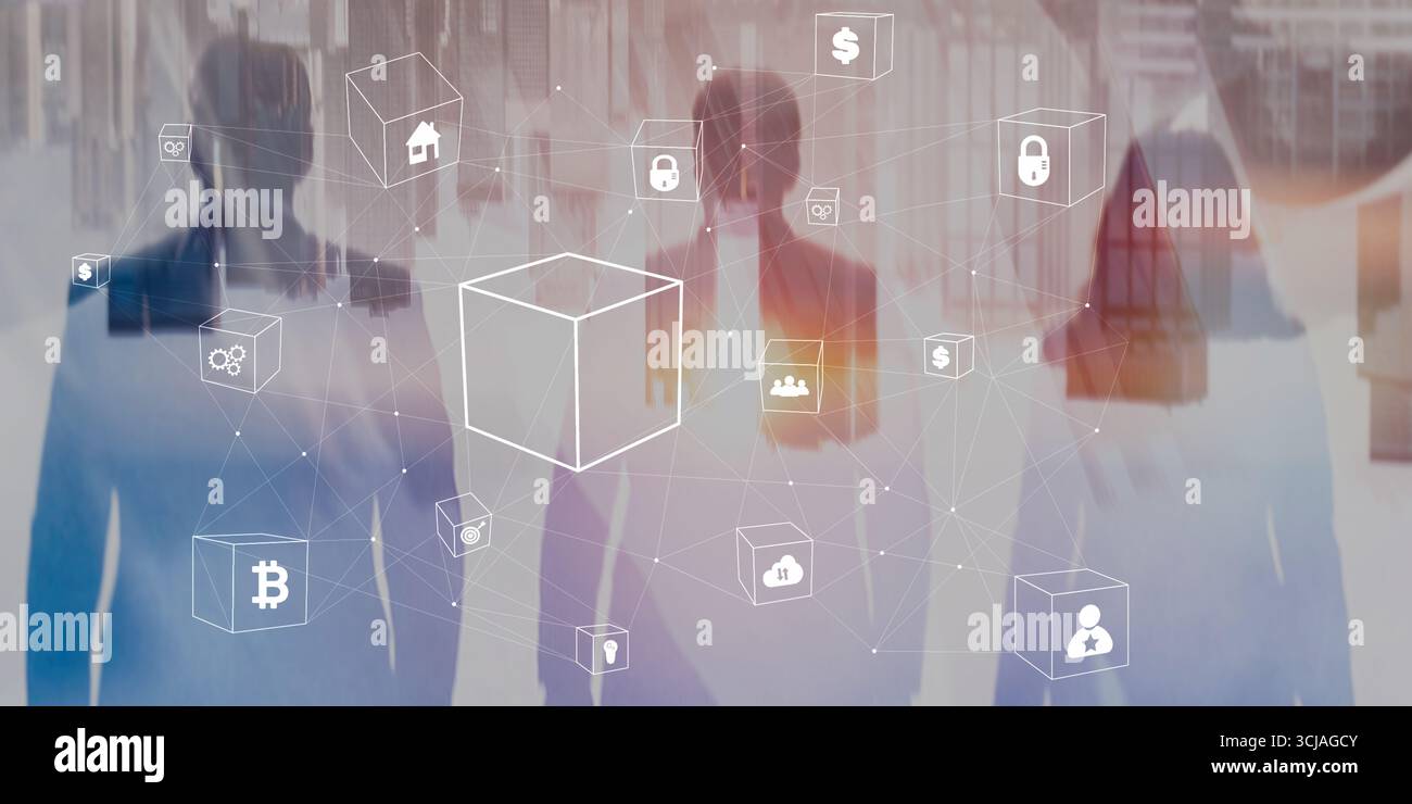 Dashboard di analisi dei dati finanziari con grafici e grafici su schermo digitale. Foto Stock