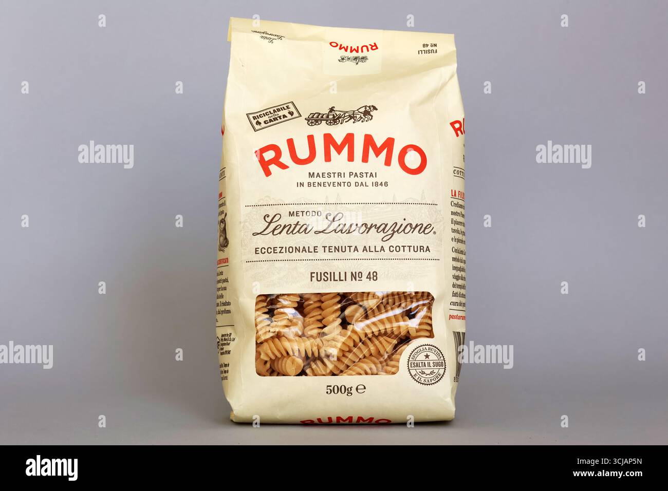 Rummo Pasta, maestri pastifici a Benevento (Italia) dal 1846 Foto Stock