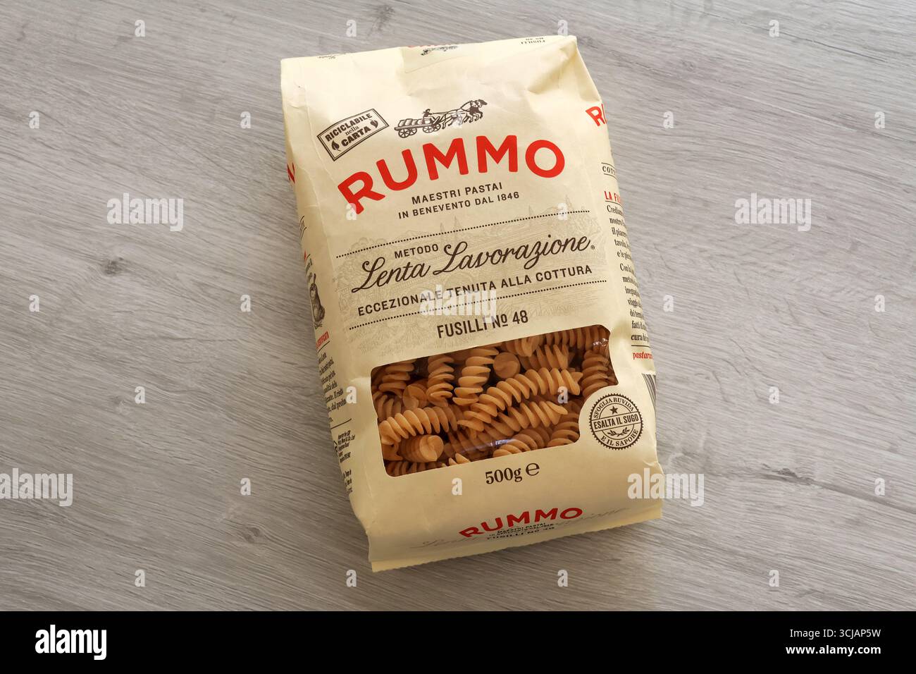 Rummo Pasta, maestri pastifici a Benevento (Italia) dal 1846 Foto Stock