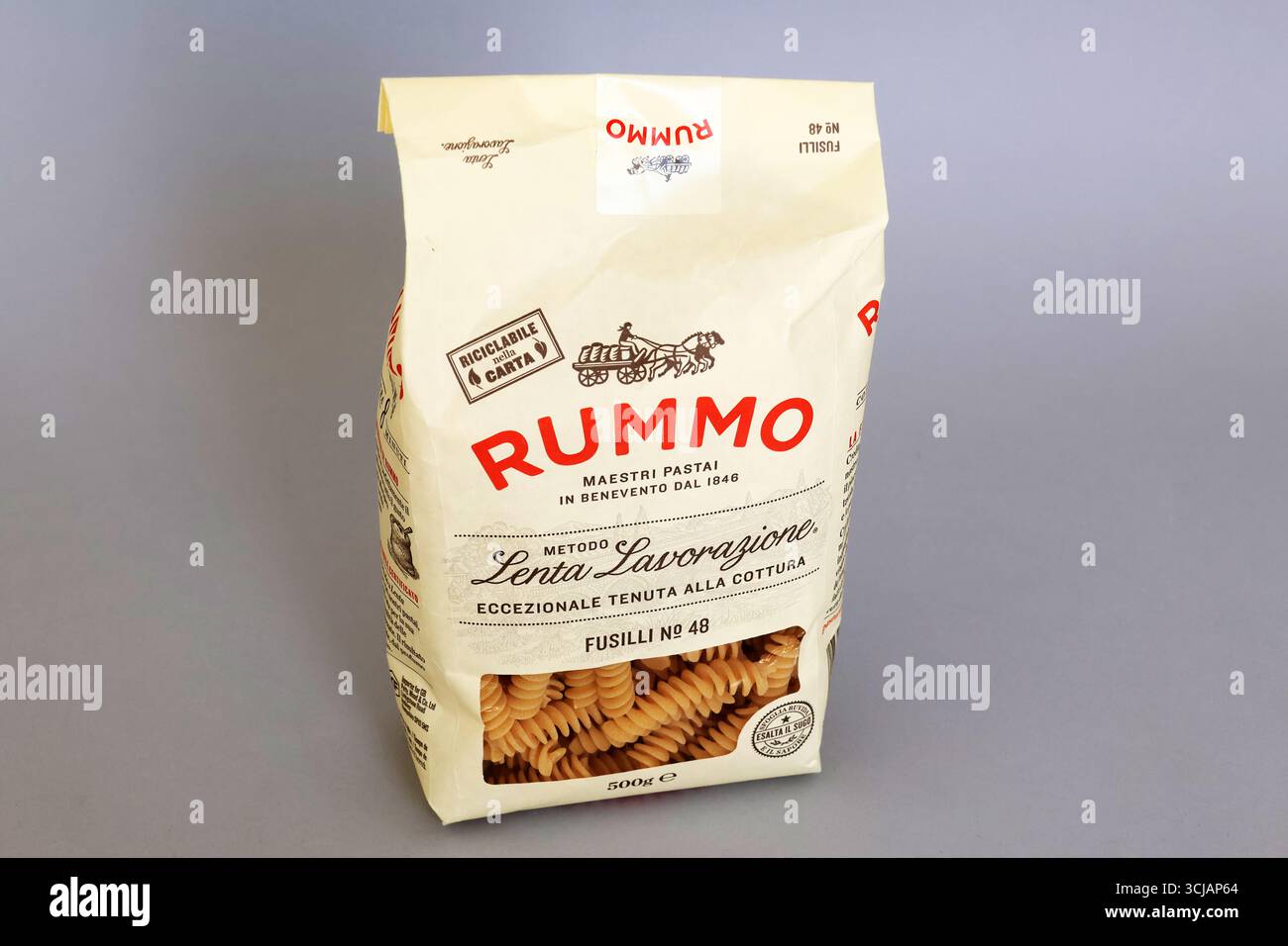 Rummo Pasta, maestri pastifici a Benevento (Italia) dal 1846 Foto Stock