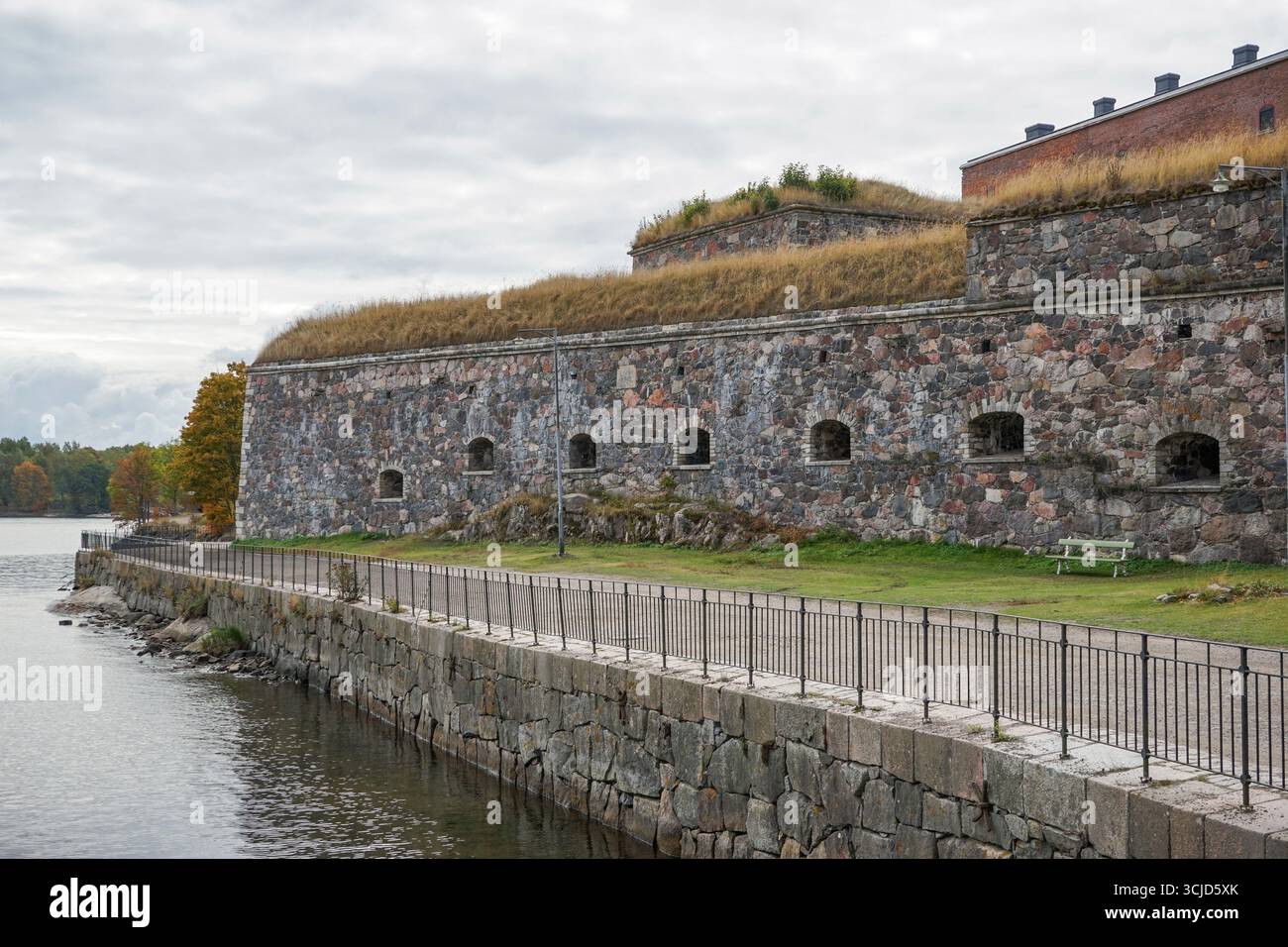 Fortezza di Suomenlinna, Helsinki, Finlandia Foto Stock