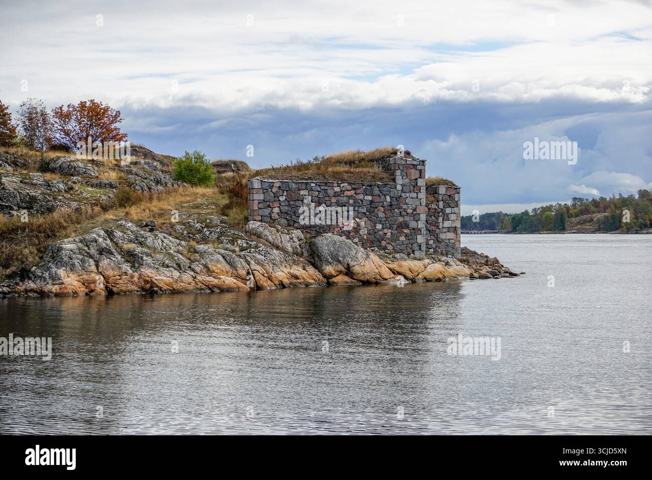Fortezza di Suomenlinna, Helsinki, Finlandia Foto Stock