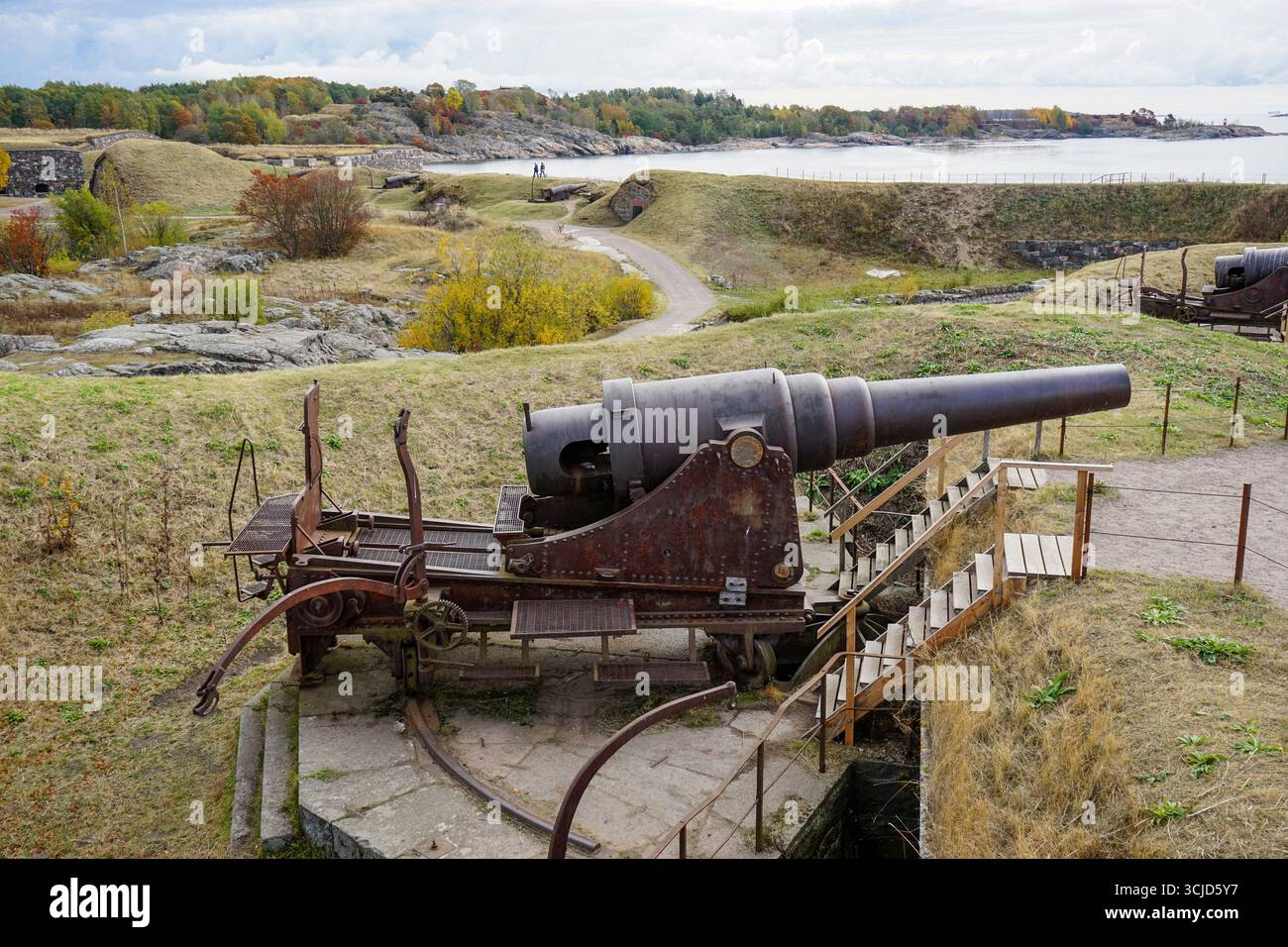 Fortezza di Suomenlinna, Helsinki, Finlandia Foto Stock