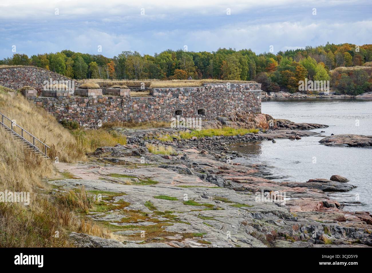 Fortezza di Suomenlinna, Helsinki, Finlandia Foto Stock