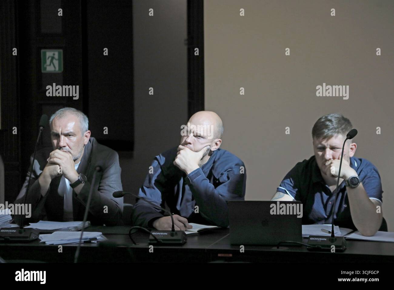 Non esclusiva: Ex capo del dipartimento di controspionaggio per la protezione degli interessi di Stato nel settore della sicurezza dell'informazione della sicurezza Foto Stock