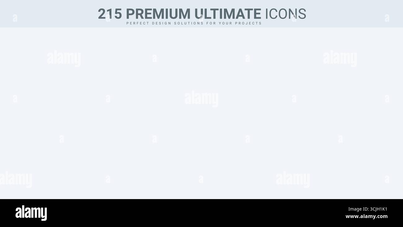 La collezione Ultimate Icon copre arredamento per la casa, utenze, manutenzione della casa, prodotti essenziali per il bagno e comfort domestico. Perfetto per interni e stili di vita. Illustrazione Vettoriale