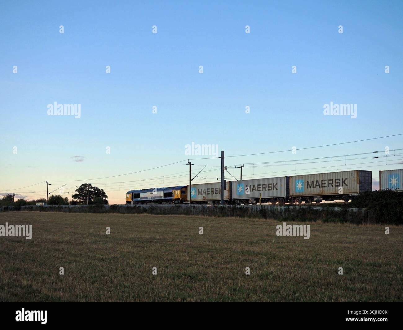 Locomotiva GBRF classe 66 66709 Sorrento Foto Stock