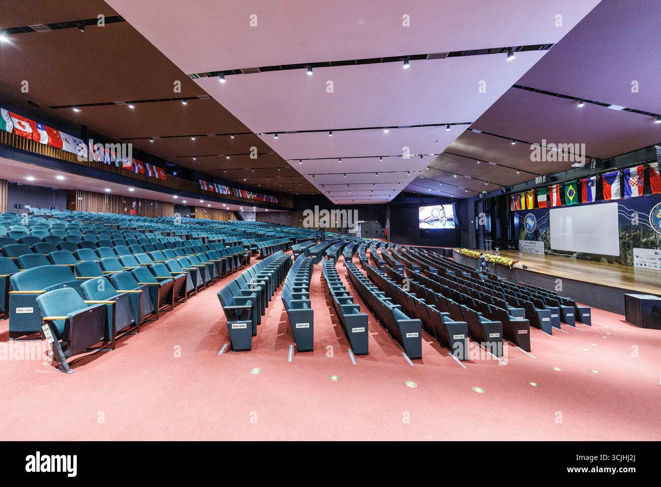 Teatro vuoto, Belo Horizonte, Minas Gerais, Brasile Foto Stock