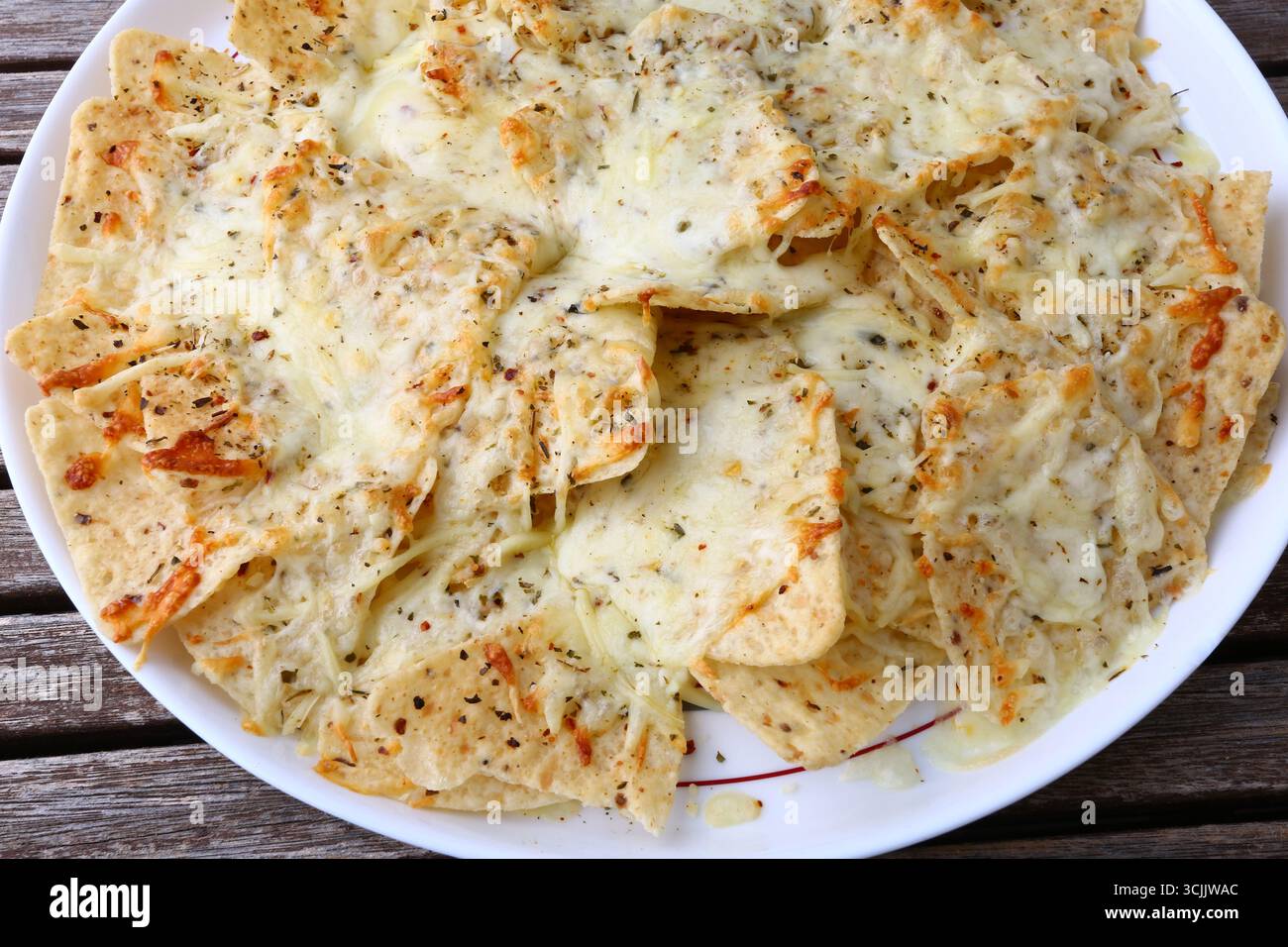 nachos come tipico aperitivo messicano Foto Stock