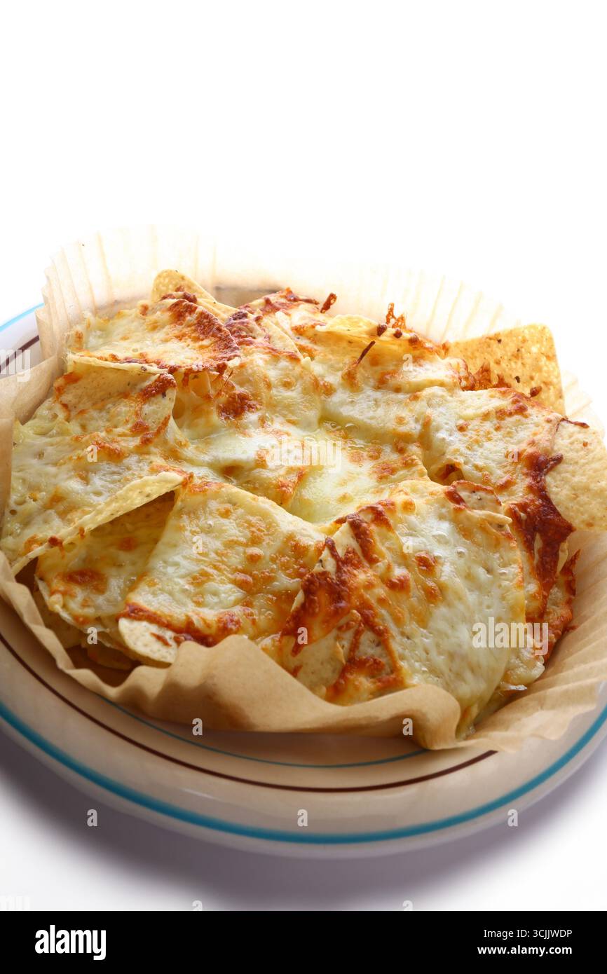 nachos come tipico aperitivo messicano Foto Stock