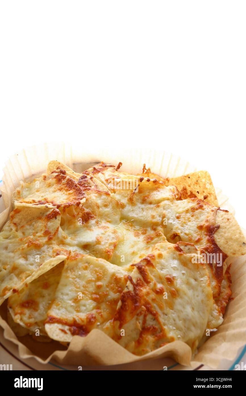 nachos come tipico aperitivo messicano Foto Stock