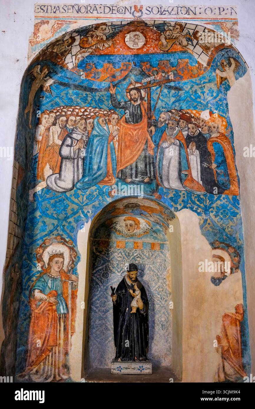 Valladolid, Messico - 30 aprile 2025: Convento di San Bernardino de Siena a Valladolid, Yucatan, Messico. Foto Stock