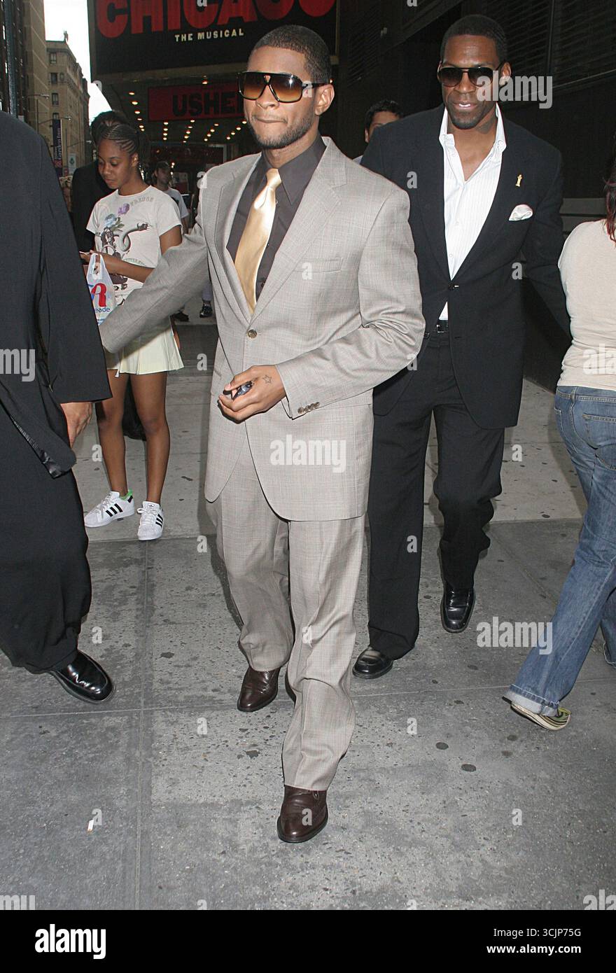 Usciamo a New York City poche ore prima del suo debutto nel musical di broadway 'Chicago' a New York City - 22 agosto 2006 Foto Stock