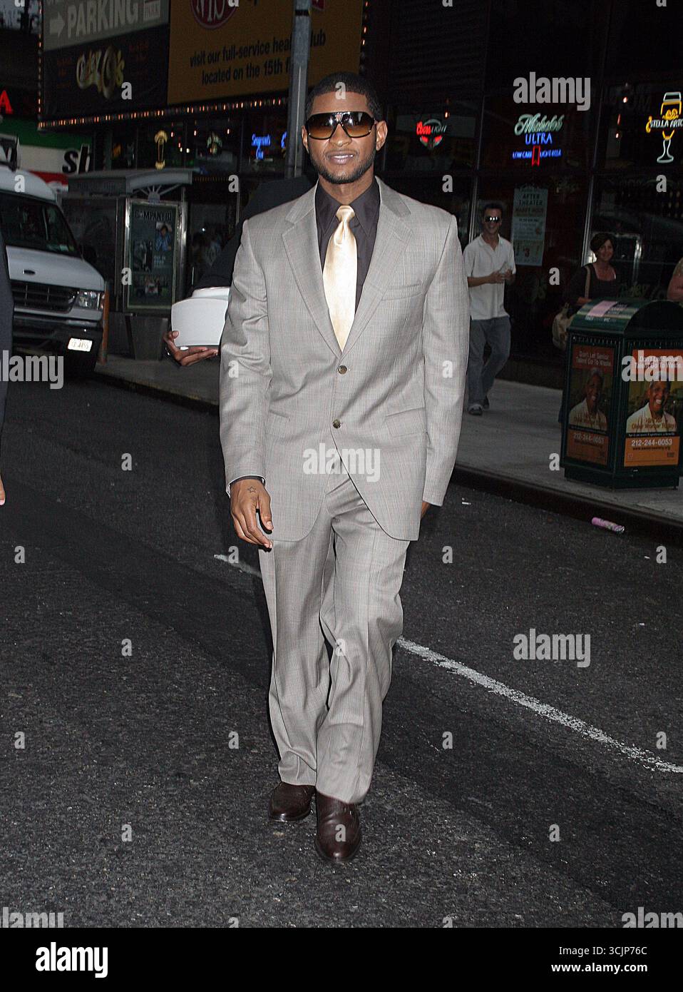 Usciamo a New York City poche ore prima del suo debutto nel musical di broadway 'Chicago' a New York City - 22 agosto 2006 Foto Stock