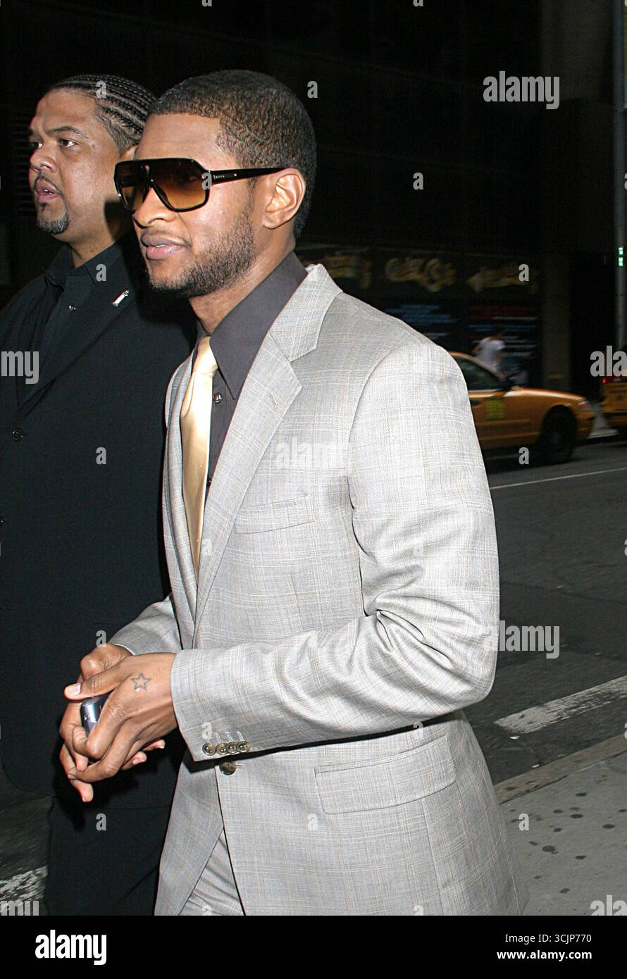 Usciamo a New York City poche ore prima del suo debutto nel musical di broadway 'Chicago' a New York City - 22 agosto 2006 Foto Stock