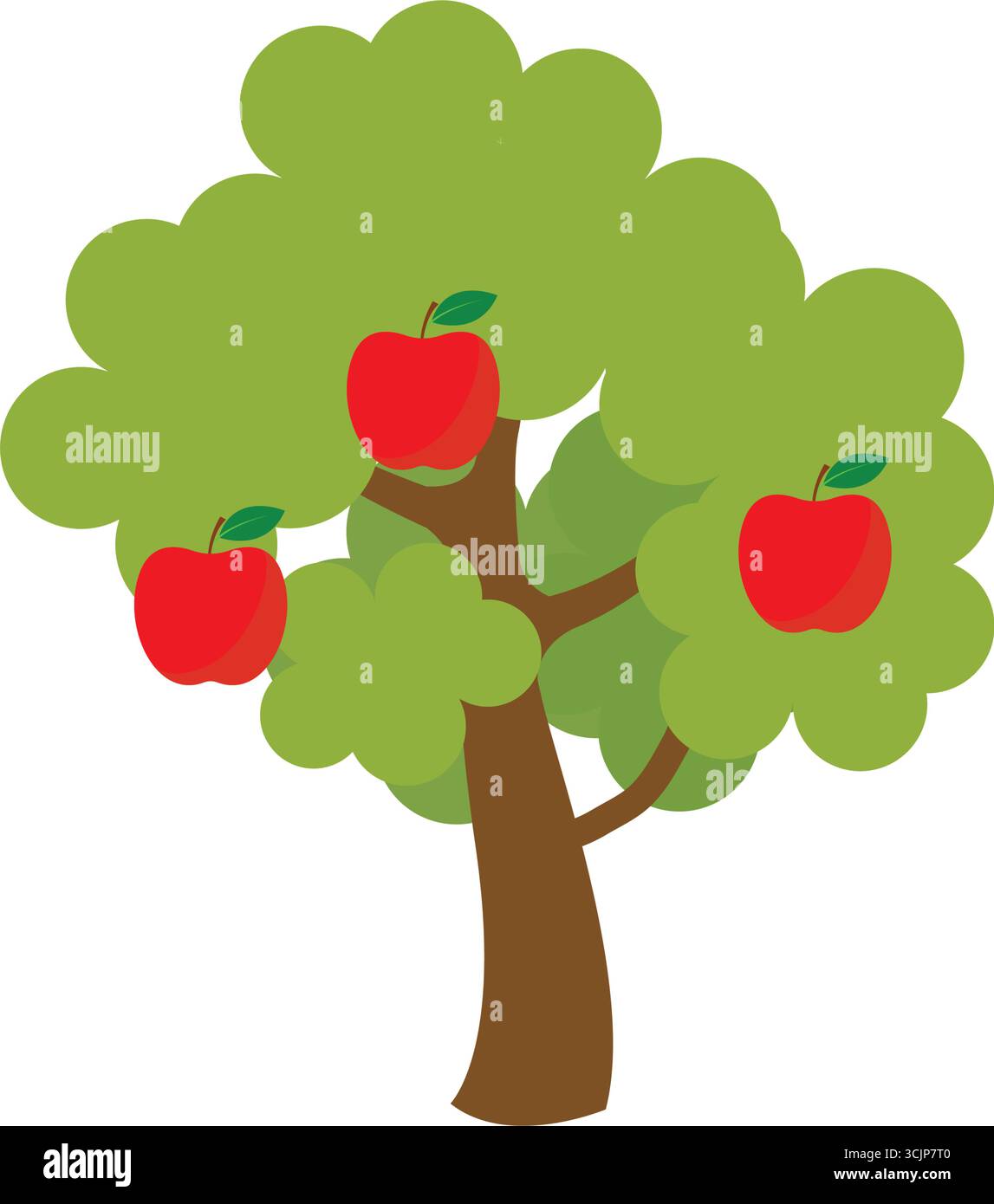 melo rosso estivo Illustrazione Vettoriale