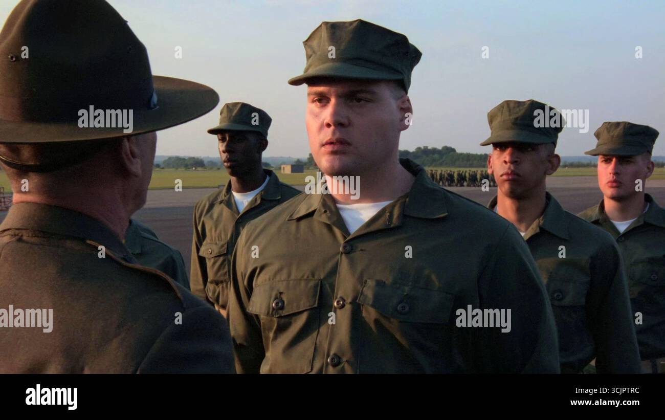 VINCENT D'ONOFRIO in GIACCA FULL METAL DI STANLEY KUBRICK (1987) - titolo originale: GIACCA FULL METAL -, diretto da STANLEY KUBRICK. Crediti: WARNER BROTHERS / album Foto Stock