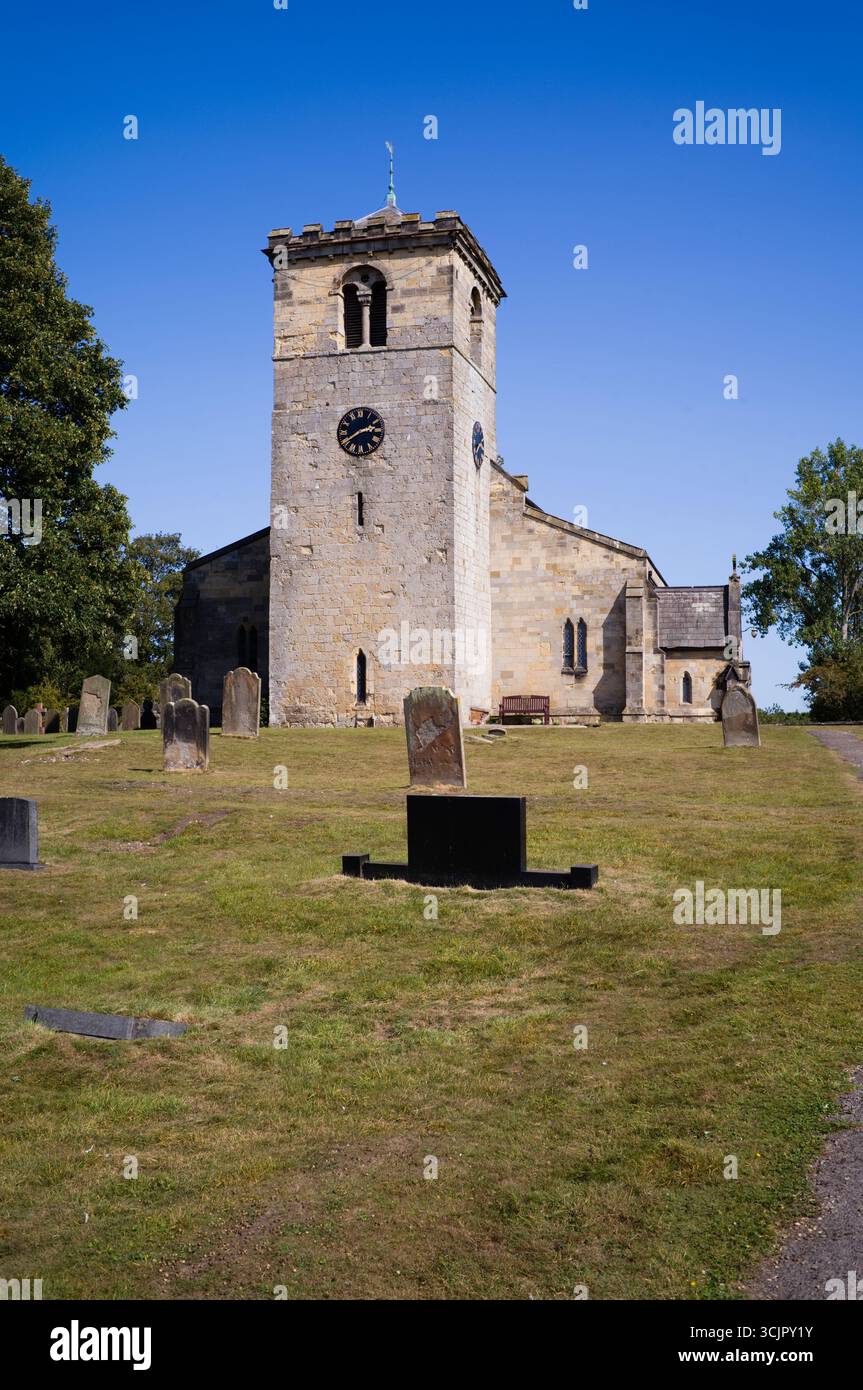 Chiesa di All Staints a Rudstone vicino Bridlington z Foto Stock