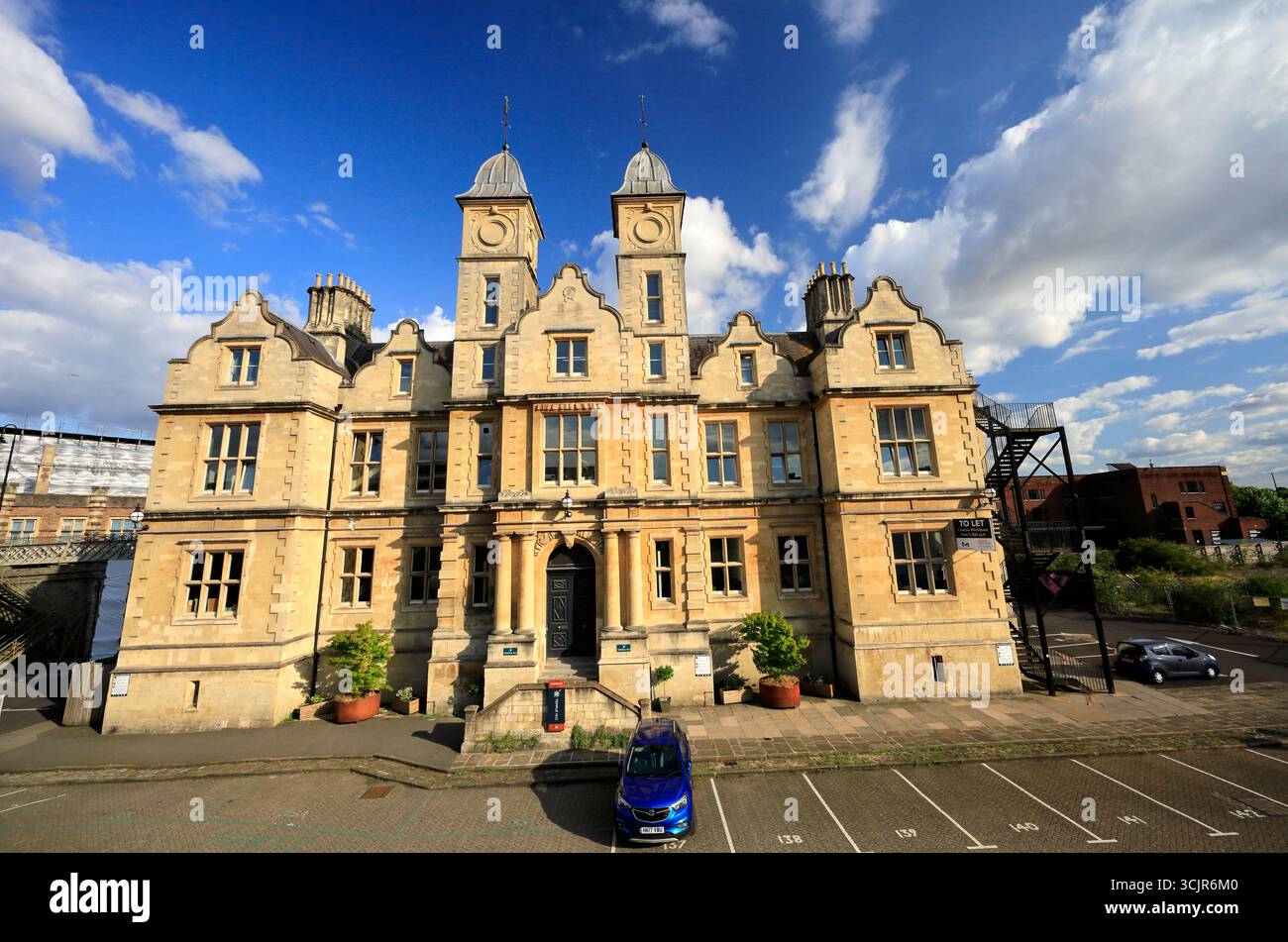 Giacobino stile-sede del Bristol ed Exeter Azienda ferroviaria progettata da S.C. Fripp 1852-1854, Temple Meads, Bristol. Foto Stock