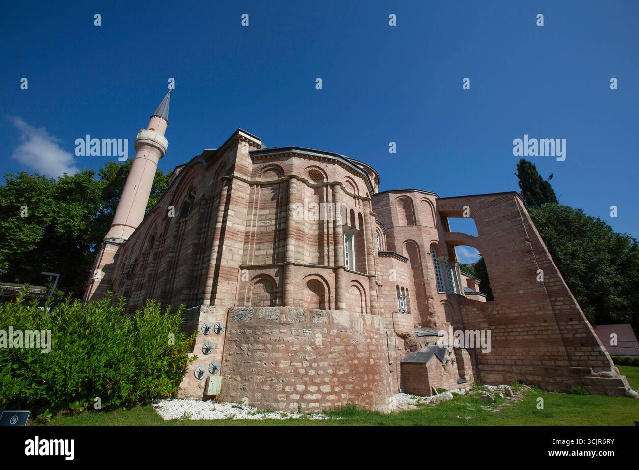 Esterno, Moschea di Kariye (alsoChiesa del Santo Salvatore di Chora), IV secolo d.C., sito Patrimonio dell'Umanità dell'UNESCO, Istanbul, Turchia Foto Stock