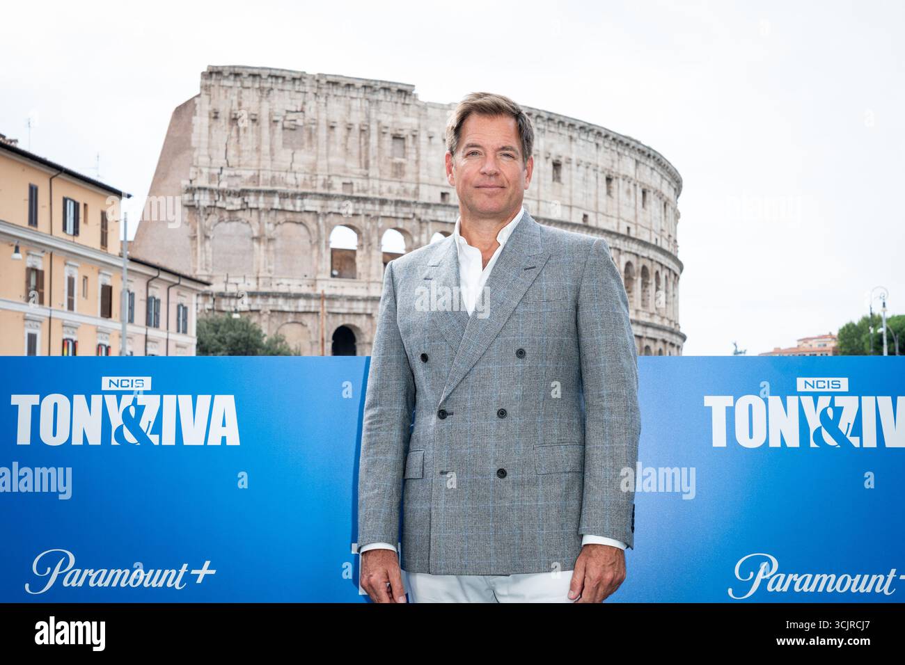 Roma, Italia, l'8 settembre 2025. Michael Weatherly partecipa al photocall di “NCIS: Tony & Ziva” a Palazzo Manfredi. Crediti: Stefano Costantino TTL / Alamy Live News Foto Stock
