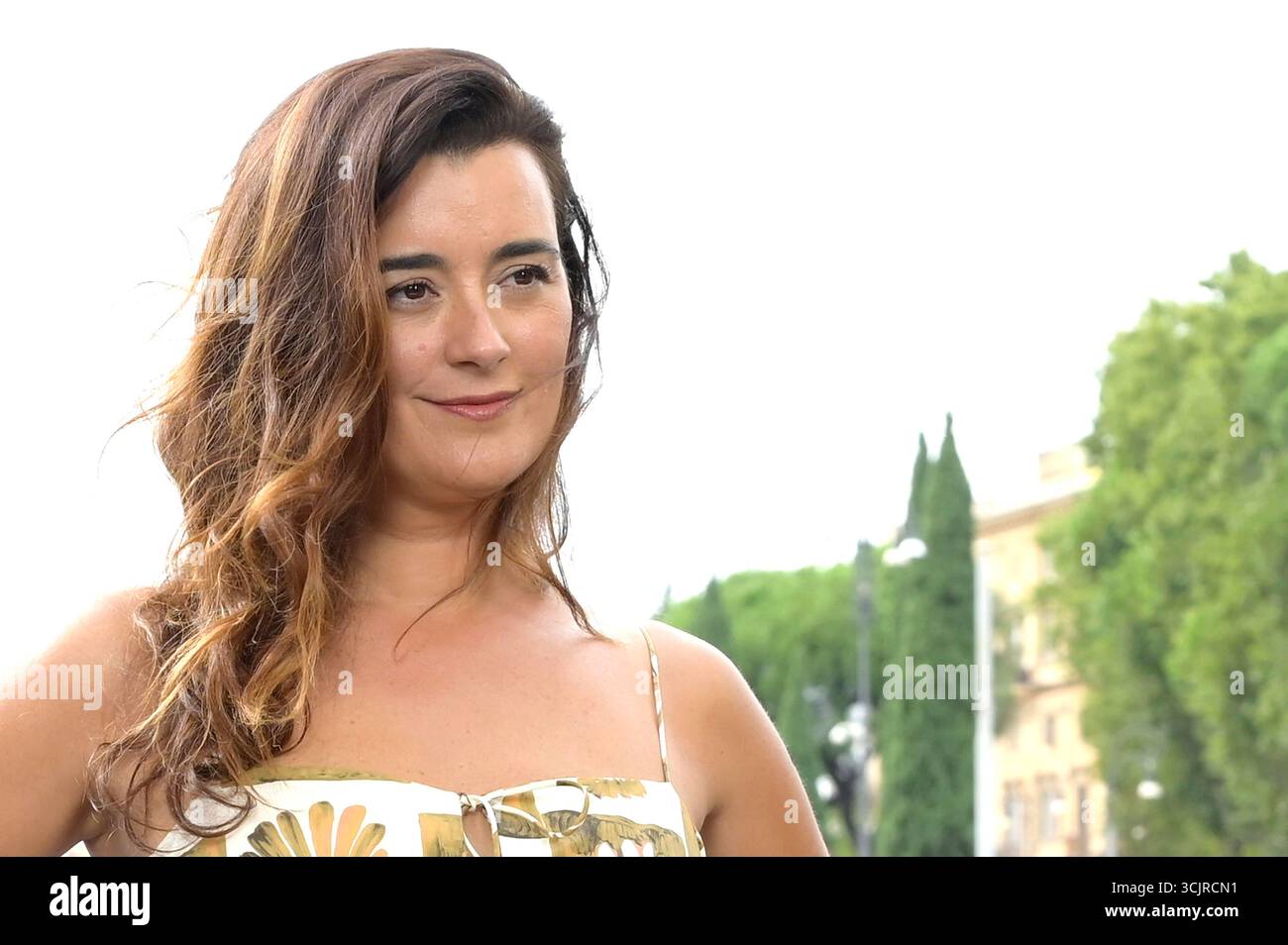 Cote De Pablo beim Photocall zur Paramount serie NCIS: Tony & Ziva auf der Terasse des Palazzo Manfredi. ROM, 08.09.2025 *** Cote De Pablo al photocall della serie Paramount NCIS Tony Ziva sulla terrazza di Palazzo Manfredi Roma, 08 09 2025 foto:XA.XM.xTinghinox/xFuturexImagex ncis 5955 Foto Stock