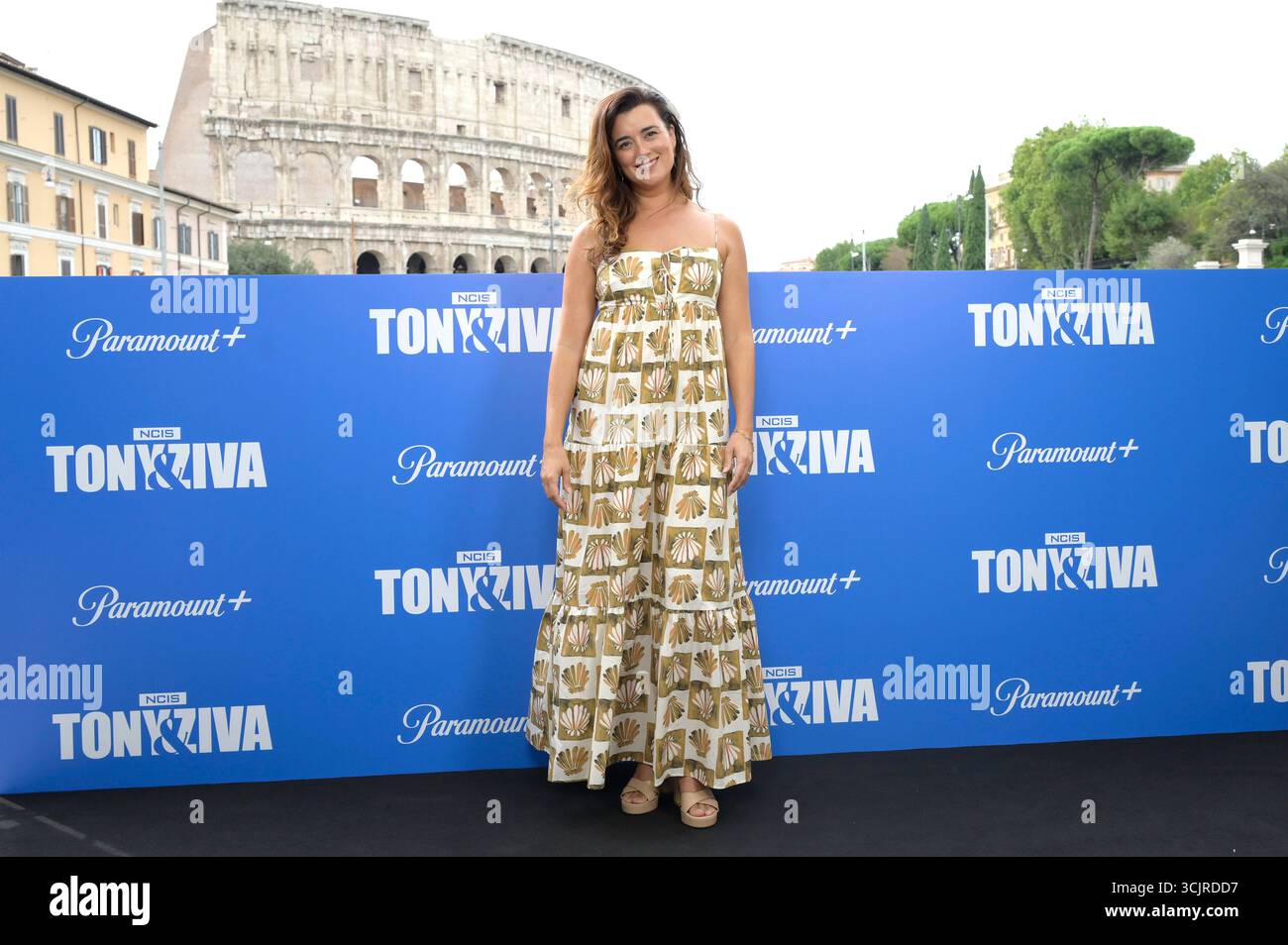 Cote De Pablo beim Photocall zur Paramount+ serie "NCIS: Tony & Ziva" auf der Terasse des Palazzo Manfredi. ROM, 08.09.2025 Foto Stock