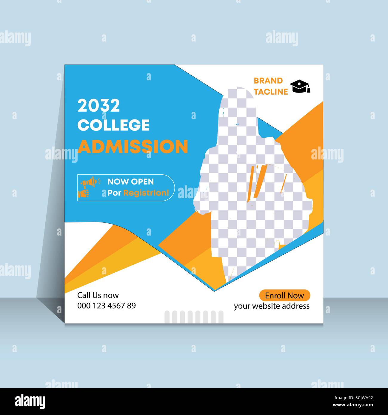 2032 ingressi al college aperti per saperne di più e fare domanda oggi stesso per un futuro brillante Illustrazione Vettoriale