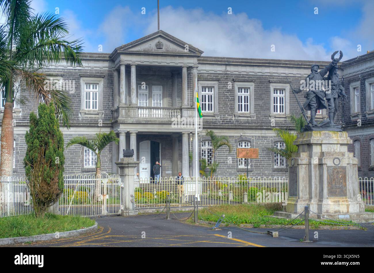 Immagine HDR del college reale di Curepipe sull'isola dell'Oceano Indiano di Mauritius Foto Stock