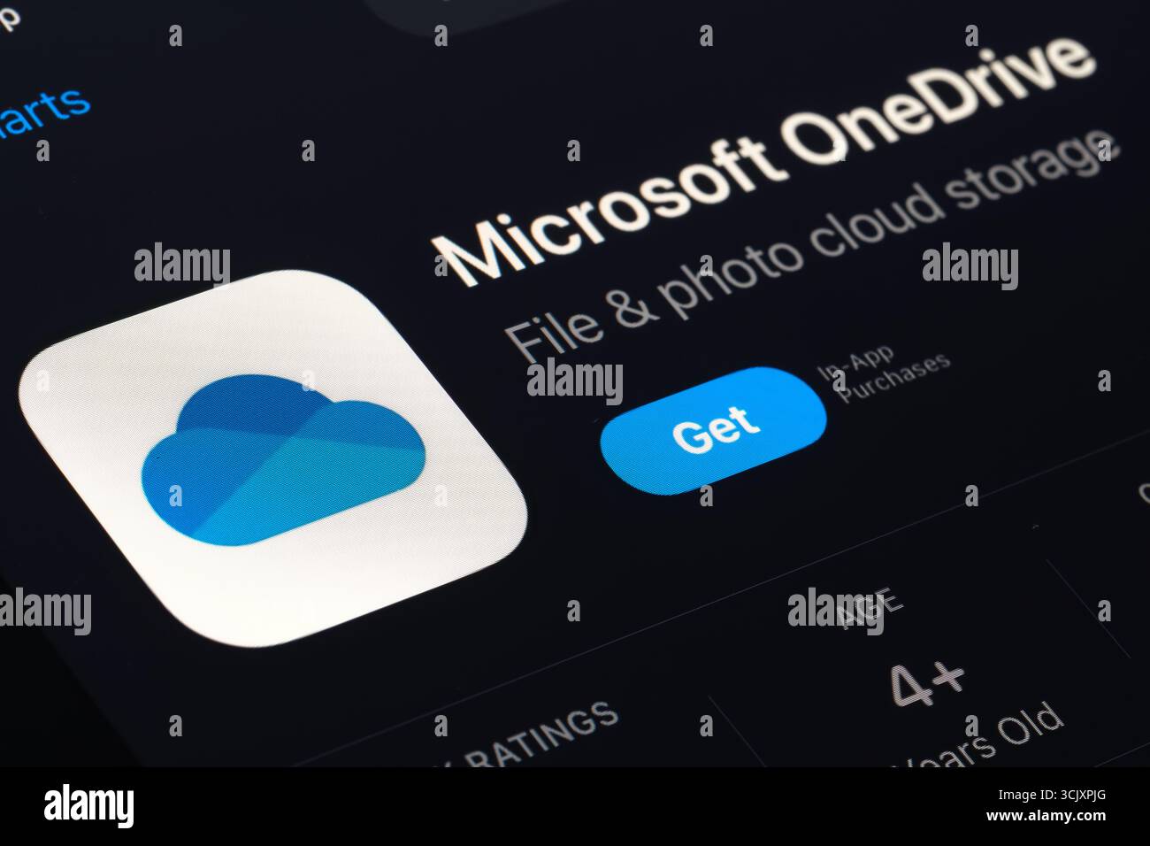 App Microsoft OneDrive Foto Stock